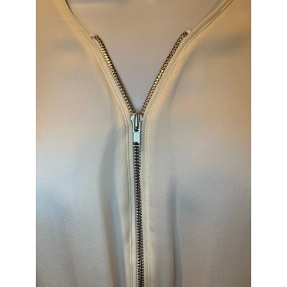 The Kooples Chiffon Short Sleeve Half-Zip Blouse - Size S - NWT - Picture 7 of 7